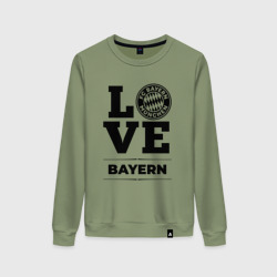 Женский свитшот хлопок Bayern Love Классика