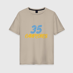 Женская футболка хлопок Oversize 35 Champions