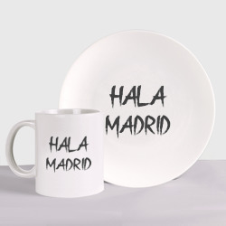 Набор: тарелка + кружка Hala - Madrid
