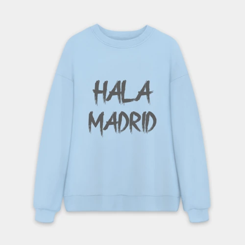 Мужской свитшот oversize без начеса хлопок Hala - Madrid