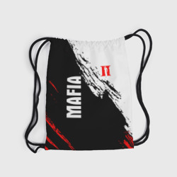 Рюкзак с принтом Mafia II мафия 2 для любого человека, вид спереди №5. Цвет основы: белый