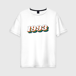 Женская футболка хлопок Oversize 1993 Ретро Стиль
