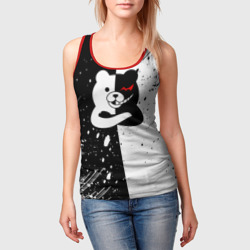 Женская майка 3D Monokuma брызги - фото 2