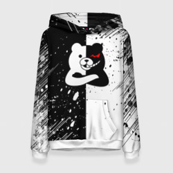 Женская толстовка 3D Monokuma брызги