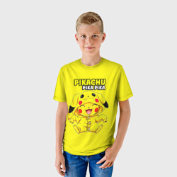 Детская футболка 3D Пикачу Пика в костюме - фото 2