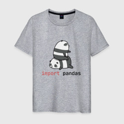 Мужская футболка хлопок Import pandas