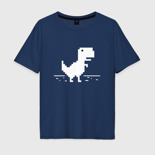 Мужская футболка хлопок Oversize Chrome t-rex