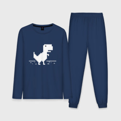 Мужская пижама с лонгсливом хлопок Chrome t-rex