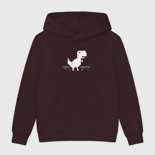 Мужская толстовка без начеса хлопок Chrome t-rex