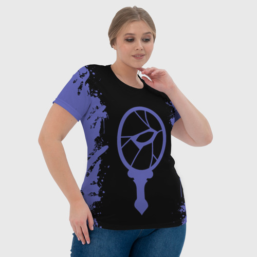 Женская футболка 3D Малкавиан The Masquerade Bloodhunt, цвет 3D печать - фото 6