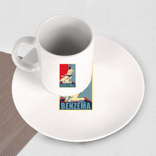 Набор: тарелка + кружка Benzema - фото 3