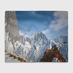 Плед 3D Minecraft Mountains Video game