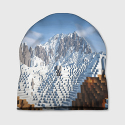 Шапка 3D Minecraft Mountains Video game