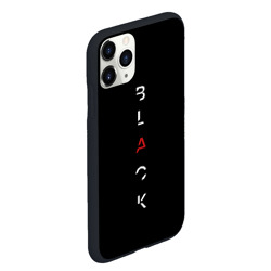 Чехол для iPhone 11 Pro Max матовый Чёрный black - фото 2