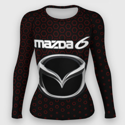 Женский рашгард 3D Mazda 6 - Соты