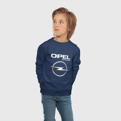 Детский свитшот хлопок Opel Pro Racing, цвет темно-синий - фото 5