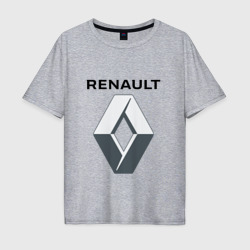 Рено Reno Motors – Мужская футболка хлопок Oversize с принтом купить со скидкой в -16%