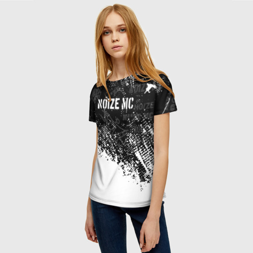 Женская футболка 3D с принтом Нойз мс Noize mc, фото на моделе #1