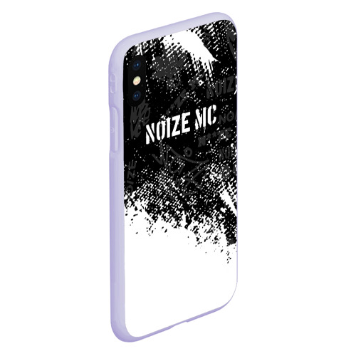 Чехол для iPhone XS Max матовый с принтом Нойз мс | noize mc, вид сбоку #3