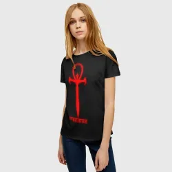 Женская футболка 3D Vampire: The Masquerade - Bloodhunt Logo Лого - фото 2