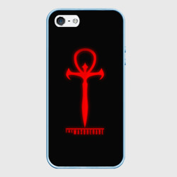 Чехол для iPhone 5/5S матовый Vampire: The Masquerade - Bloodhunt Logo Лого