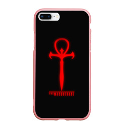 Чехол для iPhone 7Plus/8 Plus матовый Vampire: The Masquerade - Bloodhunt Logo Лого