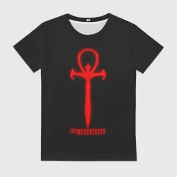 Женская футболка 3D Vampire: The Masquerade - Bloodhunt Logo Лого