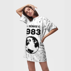 Платье-футболка 3D На Земле с 1983-Краска - фото 2