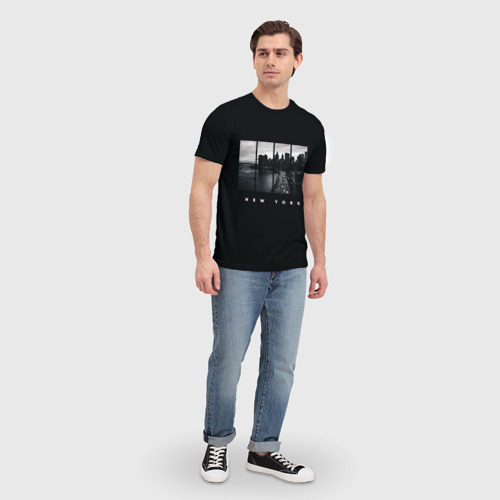 Мужская футболка 3D Нью Йорк new York, цвет 3D печать - фото 5