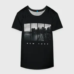 Накидка на куртку 3D Нью Йорк - коллаж с высоты New York