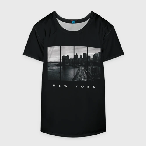 Накидка на куртку 3D Нью Йорк - коллаж с высоты New York