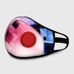 Маска из неопрена Розово-голубая абстрактная геометрия