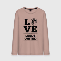 Мужской лонгслив хлопок Leeds United Love Классика