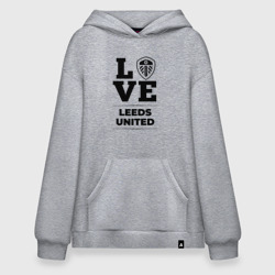 Худи SuperOversize хлопок Leeds United Love Классика