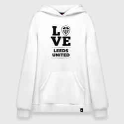 Худи SuperOversize хлопок Leeds United Love Классика