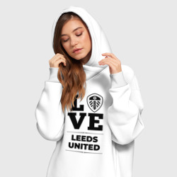 Платье-худи хлопок Leeds United Love Классика - фото 2