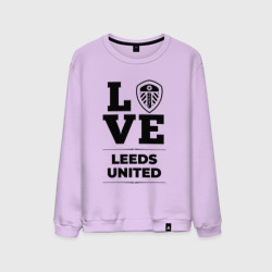 Мужской свитшот хлопок Leeds United Love Классика