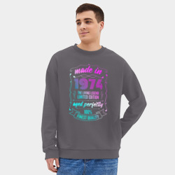 Мужской свитшот oversize без начеса хлопок Made in 1974 FS - фото 2