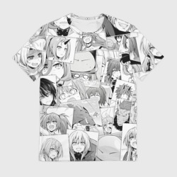 Мужская футболка 3D О моём происхождении в слизь pattern