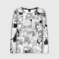 Женский лонгслив 3D О моём происхождении в слизь pattern