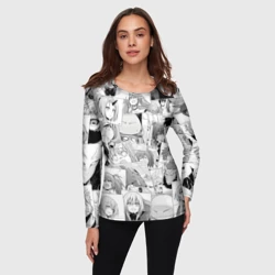 Женский лонгслив 3D О моём происхождении в слизь pattern - фото 2