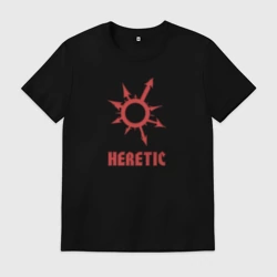 Мужская футболка хлопок Знак еретика и отступника