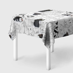 Скатерть 3D Как приручить дракона паттерн