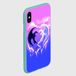 Чехол для iPhone XS Max матовый Как приручить дракона дневная и ночная фурии - фото 2