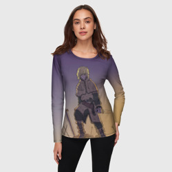 Женский лонгслив 3D Торфинн на холме Сага о Винланде - фото 2
