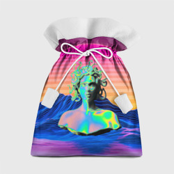 Подарочный 3D мешок Gorgon Medusa Vaporwave Neon Mountains