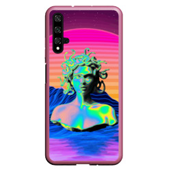 Чехол для Honor 20 Gorgon Medusa Vaporwave Neon Mountains