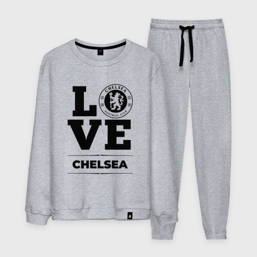 Мужской костюм хлопок Chelsea Love Классика, цвет меланж