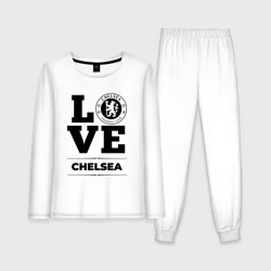 Женская пижама с лонгсливом хлопок Chelsea Love Классика