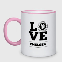 Кружка двухцветная Chelsea Love Классика